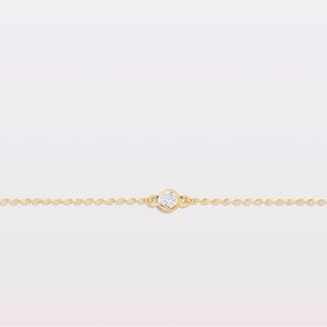 AURATE XL Diamond Bezel Bracelet 14k yellow gold